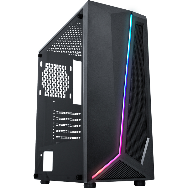 Imagem de Gabinete Gamer K-Mex Hawk Cg-38tj C/ Fita Led Rgb - Cg38tjrh004cb0x