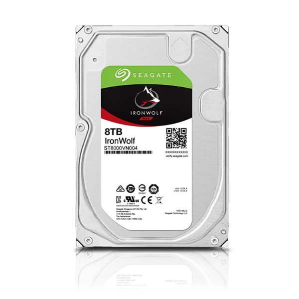 Imagem de Hd Interno Seagate Ironwolf 8tb Para Nas, 7200rpm, 256mb, Sata 6gb/S  - St8000vn004