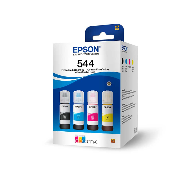 Imagem de Kit Garrafa Epson 4 Cores T544