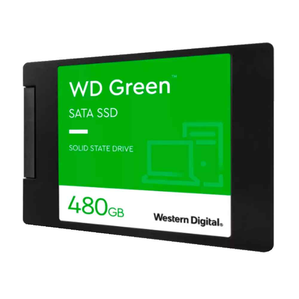 Imagem de Ssd Wd Green 480gb 2,5" - Wds480g3g0a