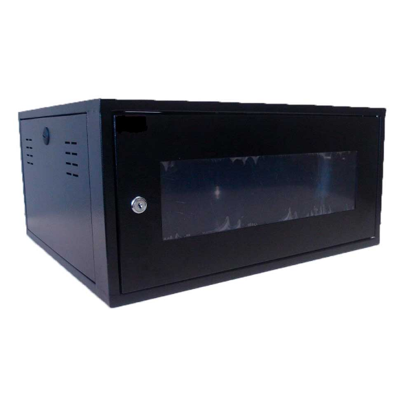 Imagem de Rack Padrao 19 Pol 5u X 350mm Preto Visor De Acrilico - 475 - Gforce