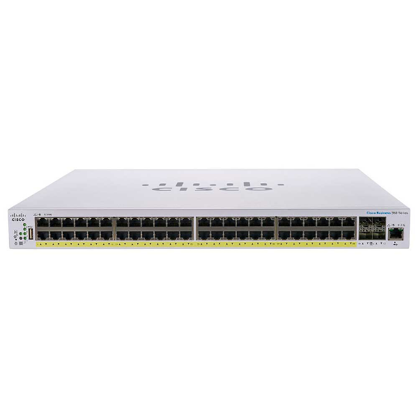 Imagem de Switch Cisco Cbs350-48p-4g, 48x 10/100/1000 Poe+, 4x Sfp