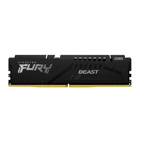 Imagem de MEMORIA KINGSTON FURY BEAST 32GB DDR5 4800MHZ 1.1V BLACK DESKTOP - KF548C38BB-32