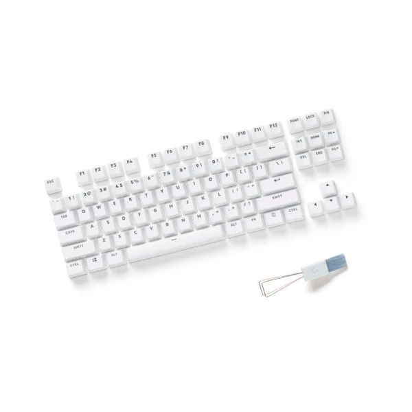 Imagem de Capa De Teclas P/ Teclado Gamer Logitech G Key Caps W/Puller/Brush Branco - 943-000767