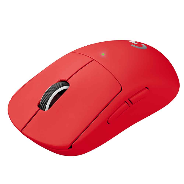 Imagem de Mouse Gamer Sem Fio Logitech G Pro X Superlight - Vermelho - 910-006783