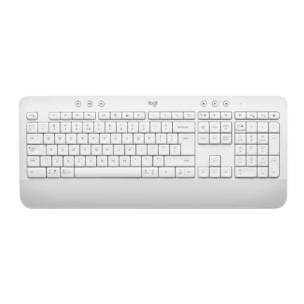 Imagem de Teclado Sem Fio Logitech Signature K650 - Branco - 920-010965