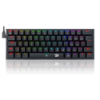 Imagem de Teclado Mecanico Gamer Redragon Anivia Preto Rgb Com Switch Marrom Abnt-2  K614-Rgb (Pt-Brown)