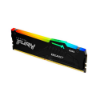 Imagem de Memoria Kingston Fury Beast Rgb 8gb Ddr5 5600mhz 1.25v Black Desktop - Kf556c40bba-8