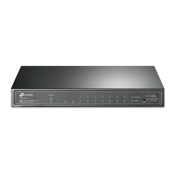 Imagem de Switch TP-Link TL-SG2210P, 8 Portas Gigabit PoE+, 2 Slots SFP - TPL0543