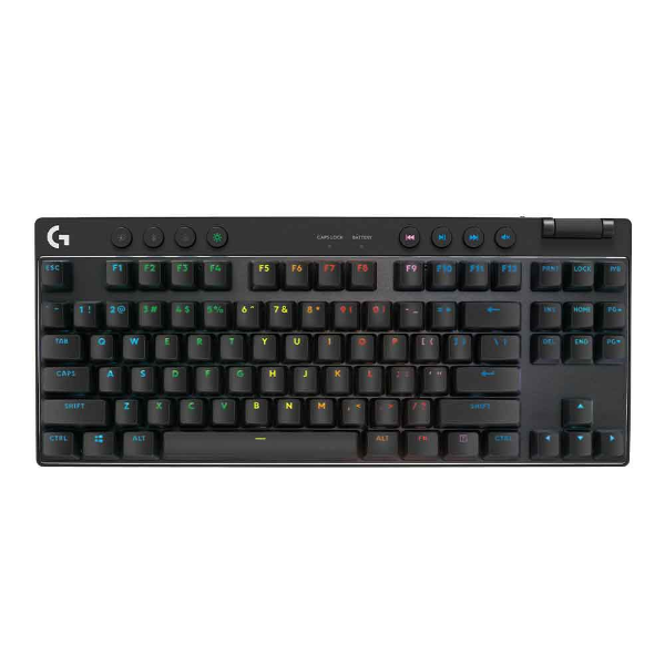 Imagem de TECLADO MECANICO GAMER LOGITECH G PRO X TKL LIGHTSPEED PRETO - 920-12127