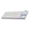 Imagem de TECLADO MECANICO GAMER LOGITECH G PRO X TKL LIGHTSPEED BRANCO - 920-012143