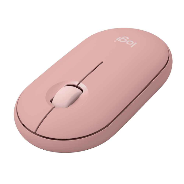 Imagem de Mouse Sem Fio Logitech Pebble Mouse 2 M350s - Rosa - 910-007048