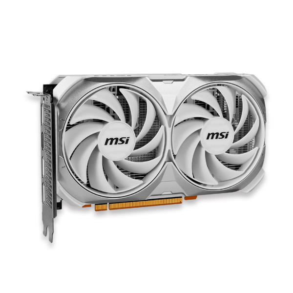 Imagem de Placa de Video Msi Geforce RTX 4060 White Ventus 2X OC, 8GB, GDDR6, 128bits - 912-V516-030