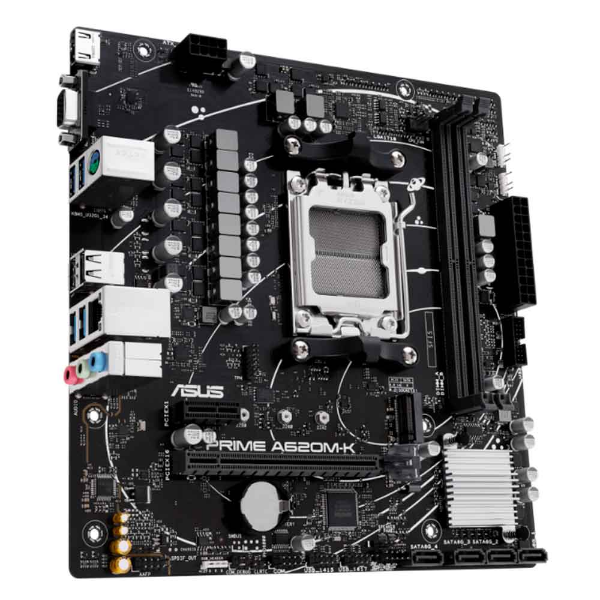 Imagem de Placa Mae Asus Prime A620M-K, DDR5, AM5, Micro ATX