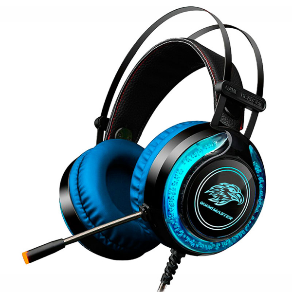 Imagem de HEADSET GAMER K-MEX MIC ARS930 PRETO/AZUL LED RGB