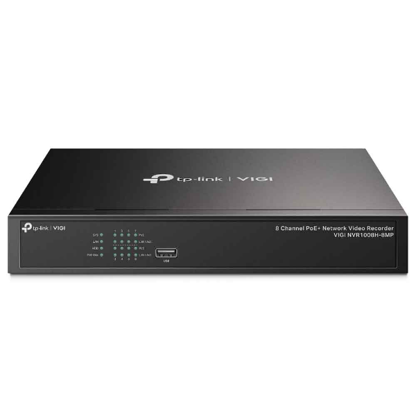 Imagem de GRAVADOR NVR DE VIDEO DE REDE POE+ DE 8 CANAIS VIGI NVR1008H-8MP TPLINK TPN0354