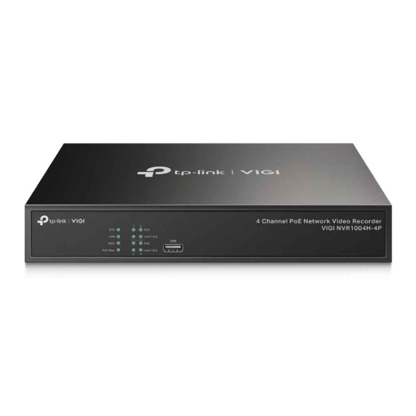 Imagem de GRAVADOR NVR DE VIDEO DE REDE POE+ DE 4 CANAIS VIGI NVR1004H-4P TPLINK TPN0400