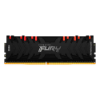 Imagem de Memoria Kingston Fury Renegade RGB Black, 16GB, DDR4, 3200MHz, 1.35V, Desktop - KF432C16RB12A/16