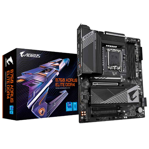 Imagem de Placa Mae Gigabyte B760 Aorus Elite R1.0, DDR4, LGA1700, ATX