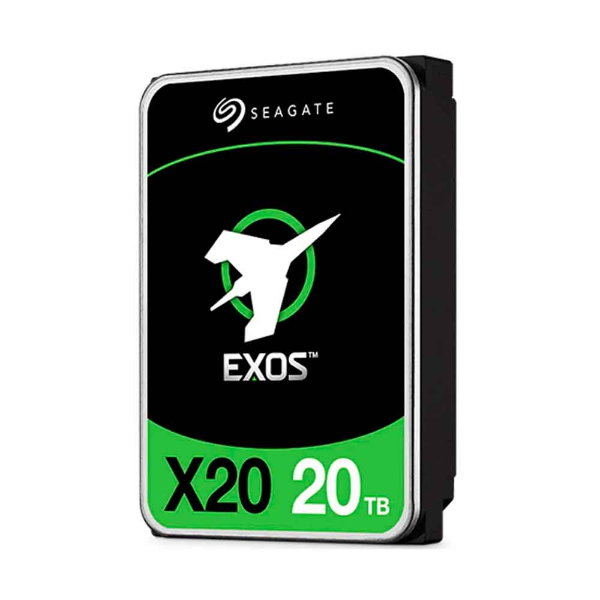 Imagem de HD Seagate Exos X20, 20TB, 3.5", Standard, 512e/4Kn, 7200RPM, 256MB, SATA 6GB/s - ST20000NM007D