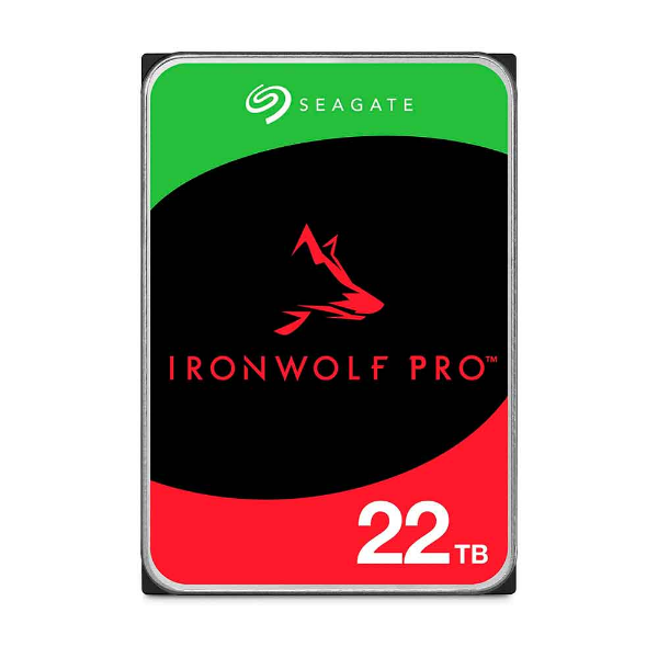 Imagem de HD SEAGATE IRONWOLF PRO NAS 22TB CACHE 512MB 7200RPM ST22000NT001