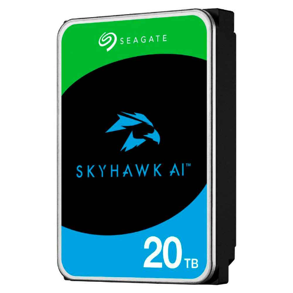 Imagem de HD Seagate SkyHawk Surveillance AI, 20TB, 3.5", 256MB, SATA 6GB/s - ST20000VE002