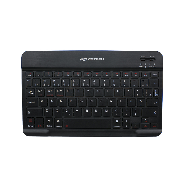 Imagem de Teclado Sem Fio C3Tech K-BT40BK, Bluetooth, ABNT2