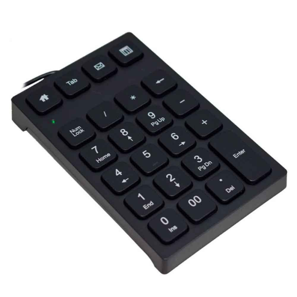 Imagem de TECLADO NUMERICO K-MEX USB PRETO - KP-2403