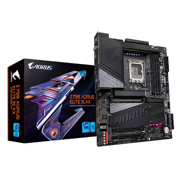 Imagem de Placa Mae Gigabyte Z790 Aorus Elite X AX R1.2, DDR5, LGA1700, ATX