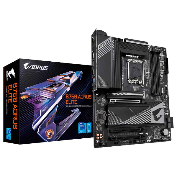 Imagem de Placa Mae Gigabyte B760 Aorus Elite R1.0, DDR5, LGA1700, ATX