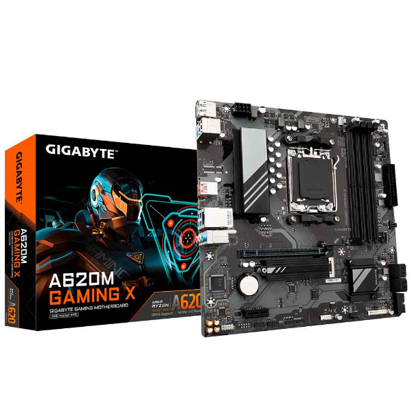 Imagem de Placa Mae Gigabyte A620M Gaming X R1.1, DDR5, AM5, Micro ATX