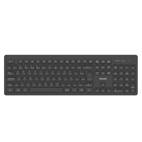 Imagem de Teclado Sem Fio Philips SPK6308B, ABNT2