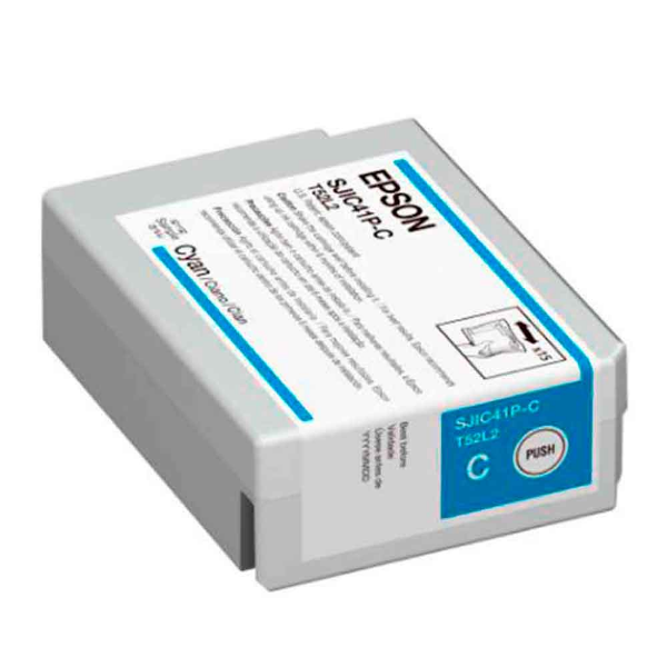 Imagem de Cartucho Epson Ink SJIC41P-C para ColorWorks C4000 - Ciano - C13T52L220