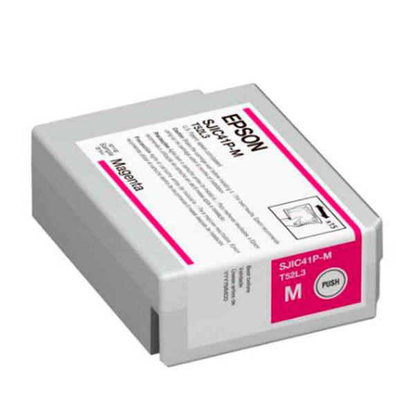 Imagem de Cartucho Epson Ink SJIC41P-M para ColorWorks C4000 - Magenta - C13T52L320