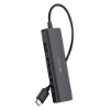 Imagem de HUB USB C3TECH 2.0 4 PORTAS USB-USBC PRETO HU-C230BK