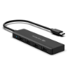 Imagem de HUB USB C3TECH 2.0 4 PORTAS USB-USBC PRETO HU-C230BK