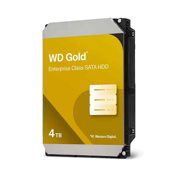 Imagem de HD WD Gold Enterprise para Data Center, 4TB, 3.5", 7200RPM, 256MB, SATA 6GB/s - WD4004FRYZ