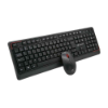 Imagem de Kit Mouse e Teclado Sem Fio C3Tech K-W70, ABNT2, USB - K-W70BK