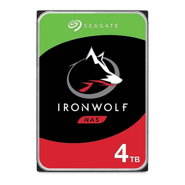 Imagem de HD Seagate IronWolf NAS, 4TB, 3.5", 5400RPM, 256MB, SATA 6GB/s - ST4000VN006