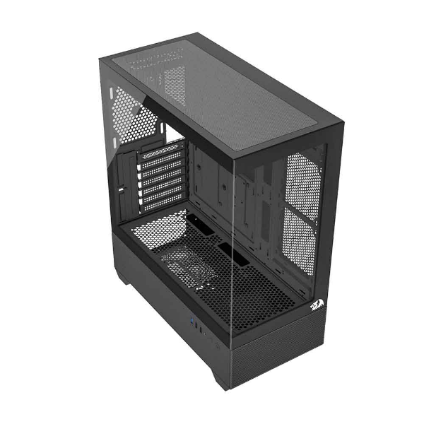 Imagem de GABINETE GAMER REDRAGON AQUARIO REFLECT FLOW PRETO CA-606B