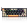 Imagem de TECLADO REDRAGON MECANICO GAMER FIZZ RGB LARANJA PRETO E CINZA SWITCH MARROM K617RGB (PT-BROWN)