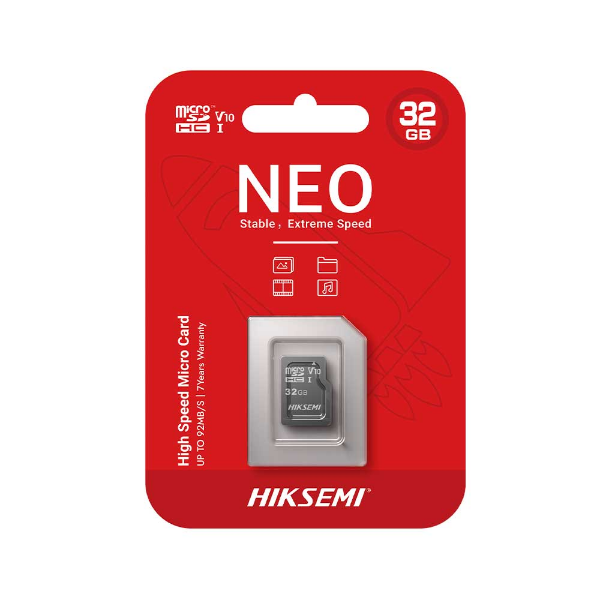 Imagem de Cartao de Memoria microSD Hiksemi NEO HS-TF-C1, 32GB, MicroSDHC - HS-TF-C1/32G