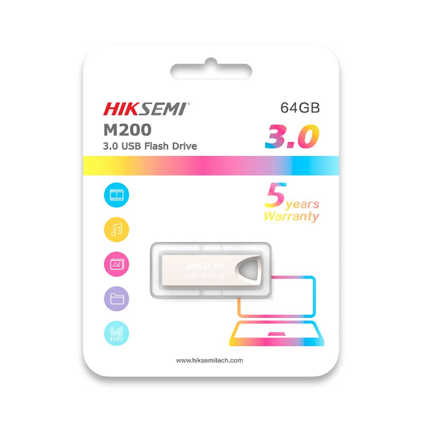 Imagem de Pen Drive Hiksemi M200, 64GB, USB 3.0 - HS-USB-M200/64G/U3