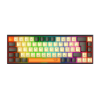 Imagem de TECLADO REDRAGON MECANICO GAMER RYZE  BEGE PRETO E LARANJA RGB K633CGO-RGB (PT-BROWN)