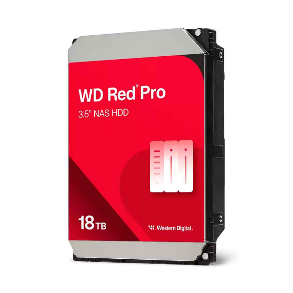 Imagem de HD WD Red PRO NAS 18TB, 3.5", 7200RPM, 512MB, SATA 6GB/s - WD181KFGX