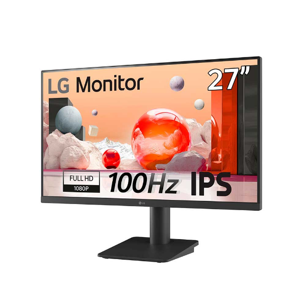 Imagem de MONITOR 27" LG 27MS500-B GAMER / FHD / 5MS / 100HZ / HDMI / VESA