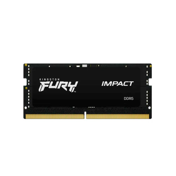 Imagem de Memória Kingston Fury Impact, 16GB, DDR5, 5600MHz, 1.1V, CL 40, Notebook - Black - KF556S40IB-16