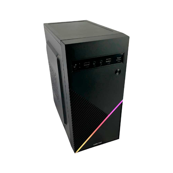 Imagem de GABINETE GAMER LIKETEC BASIC ONE V2 RGB SEM FAN MICRO ATX RGB PRETO