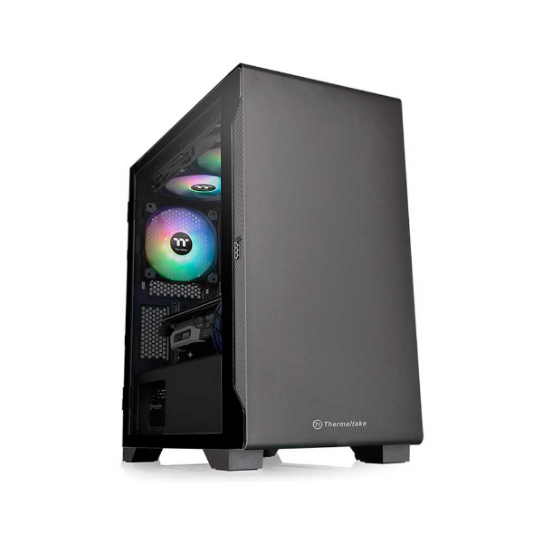 Imagem de GABINETE GAMER THERMALTAKE VERSA S100 TG  BLACK CA-1Q9-00S1WN-00