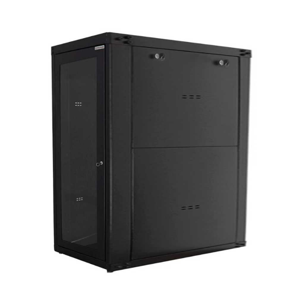 Imagem de RACK PADRAO 19" 36U X 1070MM PRETO PISO VISOR DE ACRILICO GFORCE 469